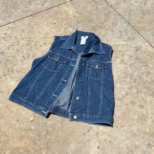 Denim Jean Jacket Vest